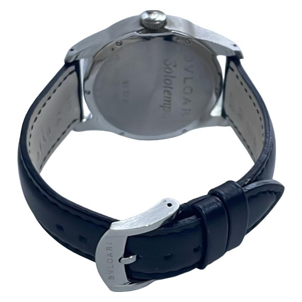 BVLGARI(ブルガリ) 腕時計 ソロテンポ ST37S メンズ 黒×シルバー_画像3