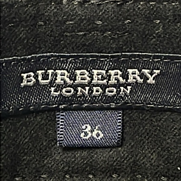 バーバリーロンドン Burberry LONDON パンツ サイズ36 M - 黒 レディース フルレングス ボトムス_画像3