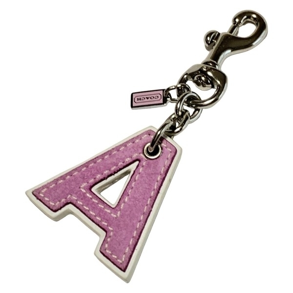  Coach COACH брелок для ключа ( очарование ) - кожа light purple × лиловый A брелок для ключа 
