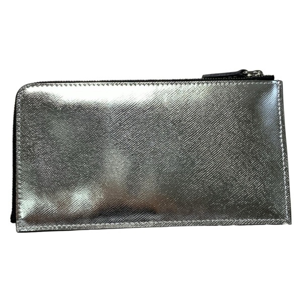 ピエールアルディ PIERRE HARDY 長財布 ABW02-T.U. - レザー シルバー L字ファスナー 財布_画像2