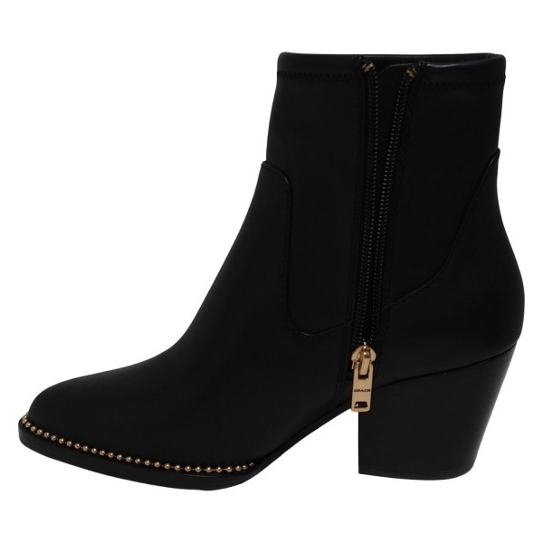 コーチ COACH ショートブーツ 23 - レザー 黒 レディース ボールチェーン 美品 靴_画像5