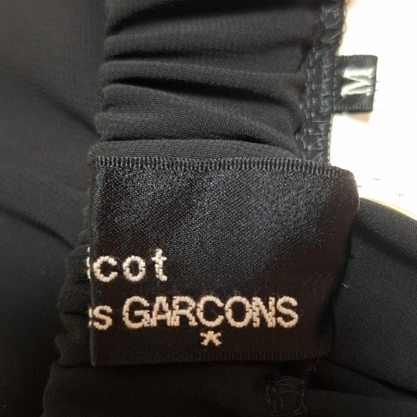  Toriko Comme des Garcons tricot COMMEdesGARCONS длинная юбка размер M - чёрный женский талия резина AD2000 низ 