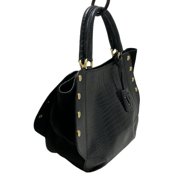  Furla FURLA большая сумка - кожа чёрный type вдавлено . обработка сумка 