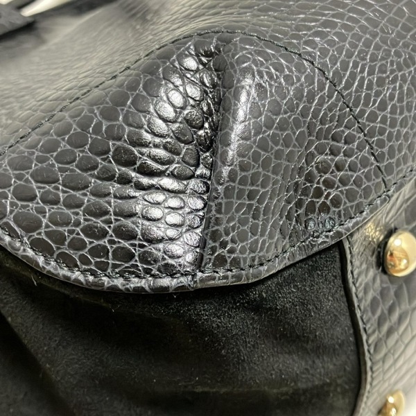  Furla FURLA большая сумка - кожа чёрный type вдавлено . обработка сумка 