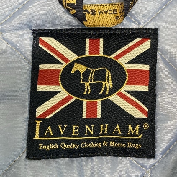 ラベンハム LAVENHAM サイズ38 M - ライトブラウン×ダークブラウン メンズ 長袖/キルティング/中綿/秋/冬 コート_画像3