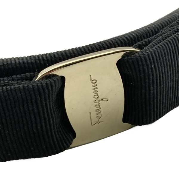  Salvatore Ferragamo FERRAGAMO/SalvatoreFerragamo лента-ободок - чёрный × Gold vala прекрасный товар аксессуары ( др. )