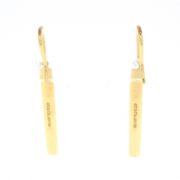 ティファニー TIFFANY&Co. ピアス 1837バー K18YG 総重量:5.0g アクセサリー（耳）_画像3