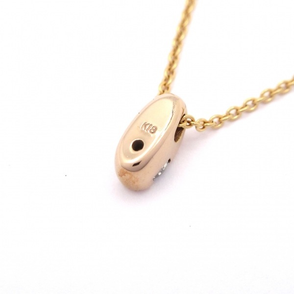 ロイヤルアッシャー ROYAL ASSCHER ネックレス - K18PG×ダイヤモンド 総重量:2.0g/1Pダイヤ/ダイヤ0.08カラット アクセサリー（首）_画像3