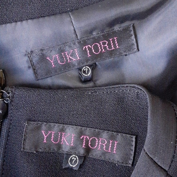 ユキトリイ YUKITORII ワンピーススーツ - 黒 レディース 肩パッド レディーススーツ_画像7