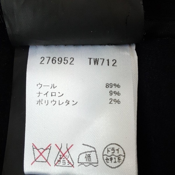 バレンシアガ BALENCIAGA パンツ サイズ34 S 276952 TW712 - ダークグレー×黒 レディース フルレングス ボトムス_画像4