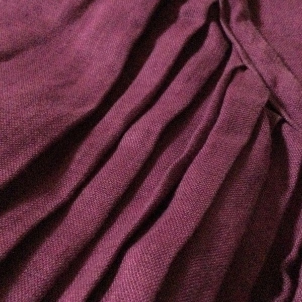 ワイズフォーリビング Y's for living - パープル レディース 半袖/ひざ丈/麻 ワンピース_画像6