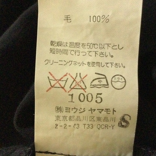 ワイズ Y's サイズ3 L - 黒 レディース ノースリーブ/ロング ワンピース_画像4