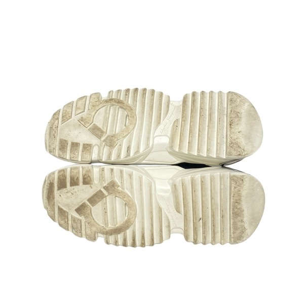  Salvatore Ferragamo FERRAGAMO/SalvatoreFerragamo спортивные туфли 8 1/2C - чёрный × белый × серебряный женский обувь 