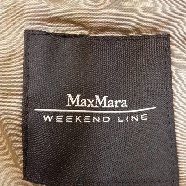マックスマーラウィークエンド Max MaraWEEKEND ブルゾン サイズ40 M - グレーベージュ レディース 長袖/ジップアップ/春/秋 美品_画像3