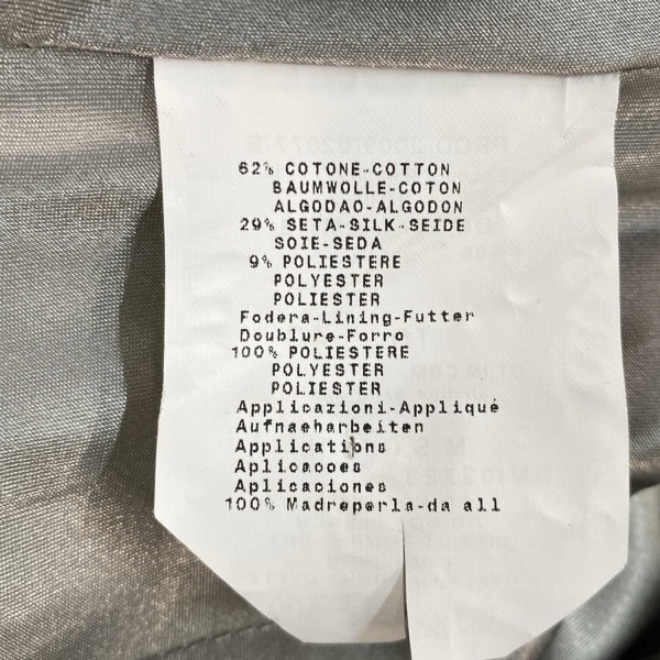 アルマーニコレッツォーニ ARMANICOLLEZIONI サイズ40 M - ゴールド レディース 長袖/オールシーズン 美品 ジャケット_画像4