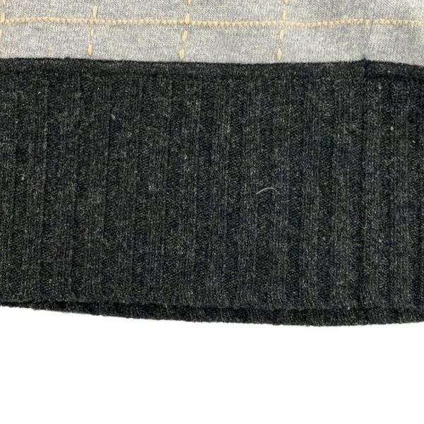 ダイアン・フォン・ファステンバーグ DIANE VON FURSTENBERG(DVF) サイズS ライトグレー×ダークグレー レディース ワンピース_画像5