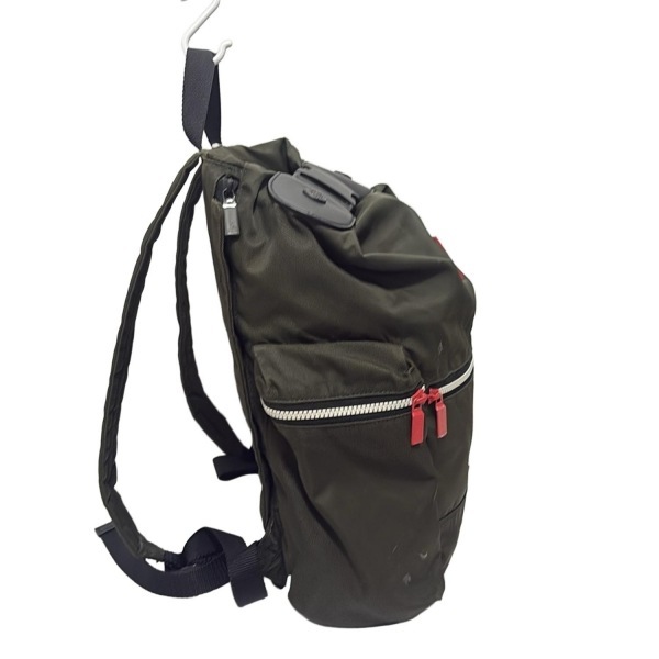 ハンター HUNTER リュックサック/バックパック レザー カーキ×黒 バッグ_画像2