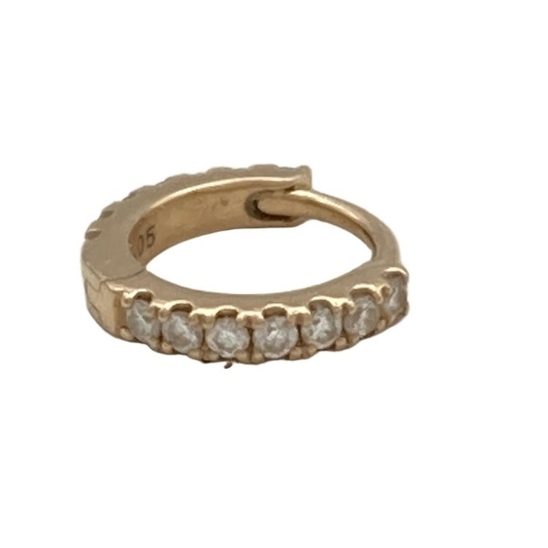 スタージュエリー STAR JEWELRY ピアス - K18PG×ダイヤモンド ピアス（片側）/ダイヤ0.05カラット 美品 アクセサリー（耳）_画像1