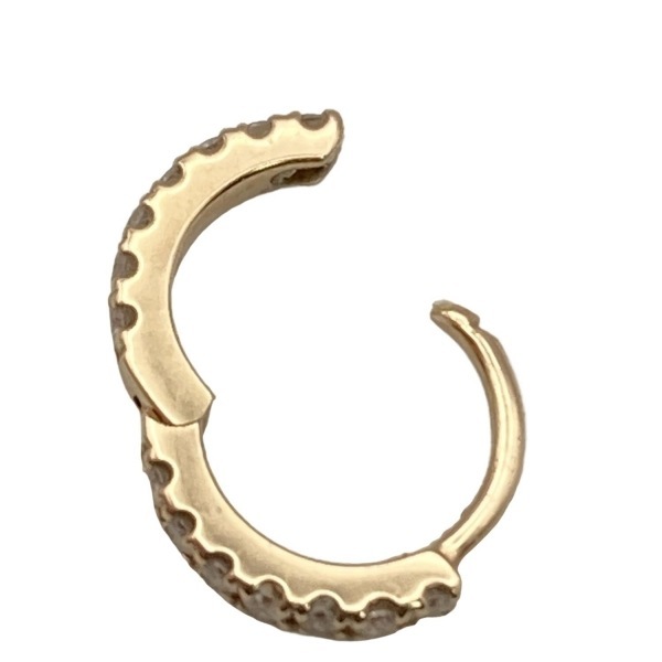 スタージュエリー STAR JEWELRY ピアス - K18PG×ダイヤモンド ピアス（片側）/ダイヤ0.05カラット 美品 アクセサリー（耳）_画像3