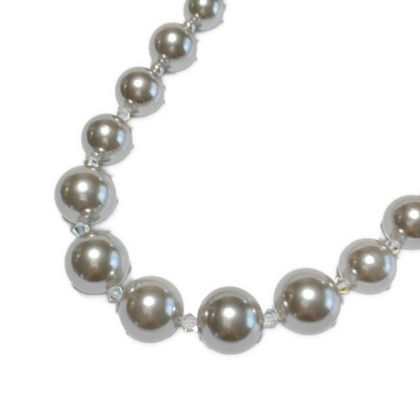 レリアン Leilian ネックレス - ライトグレー アクセサリー（首）_画像1