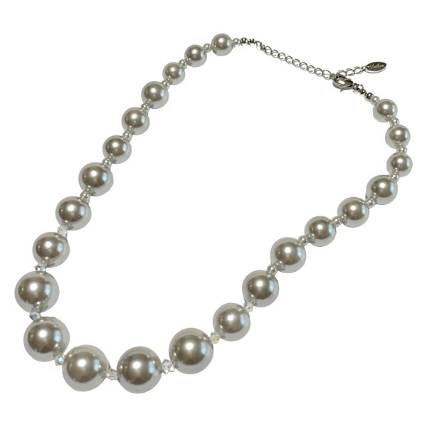 レリアン Leilian ネックレス - ライトグレー アクセサリー（首）_画像2