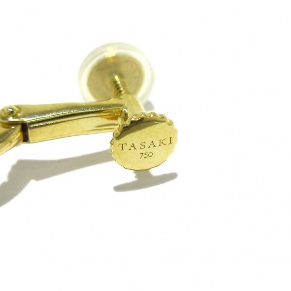 磨き済み■タサキシンジュ 田崎真珠/TASAKI イヤリング E-4315 バランス ネオ イヤリング K18YG×アコヤパール 直径約6.5mm/片側3Pパール_画像5