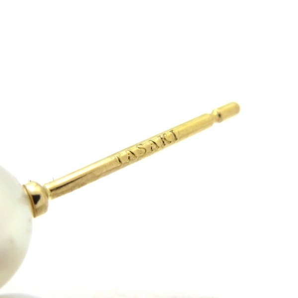 磨き済み■タサキシンジュ 田崎真珠/TASAKI ピアス バランスプラスピアス K18YG×アコヤパール 5Pパール/直径約5.4mm_画像5