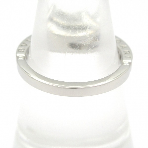  отполирован # BVLGARY BVLGARI кольцо 9.5 номер teti машина taavene Cheer Pt950× бриллиант половина diamond / центр 1P diamond примерно 0.3 carat 