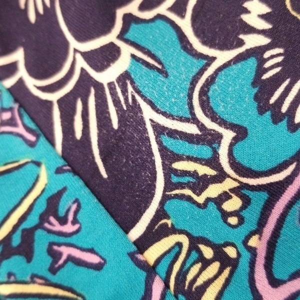 ビーシービージーマックスアズリア BCBGMAXAZRIA サイズXXS XS - ブルー×パープル×マルチ レディース 長袖/ひざ丈 ワンピース_画像8