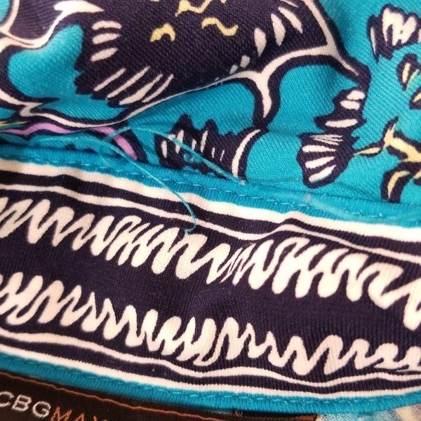 ビーシービージーマックスアズリア BCBGMAXAZRIA サイズXXS XS - ブルー×パープル×マルチ レディース 長袖/ひざ丈 ワンピース_画像9