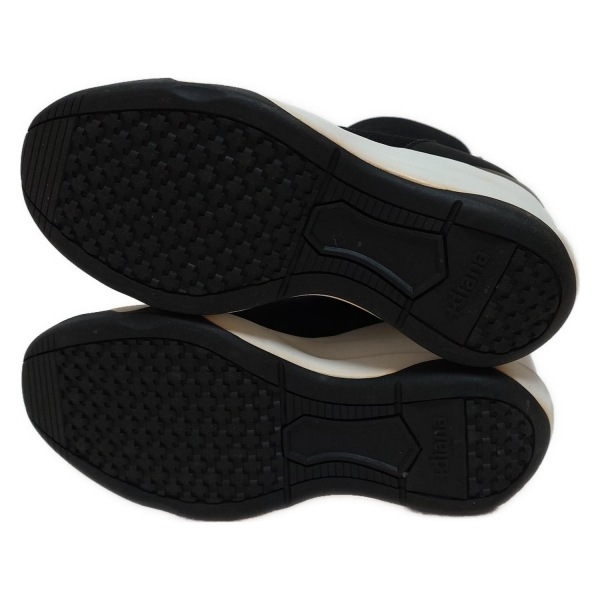 ダイアナ DIANA ショートブーツ 22.5 レザー 黒 レディース +diana/ウェッジソール 靴_画像4