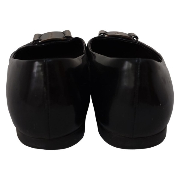 サルバトーレフェラガモ FERRAGAMO/SalvatoreFerragamo フラットシューズ 7 C - レザー 黒 レディース 靴_画像3