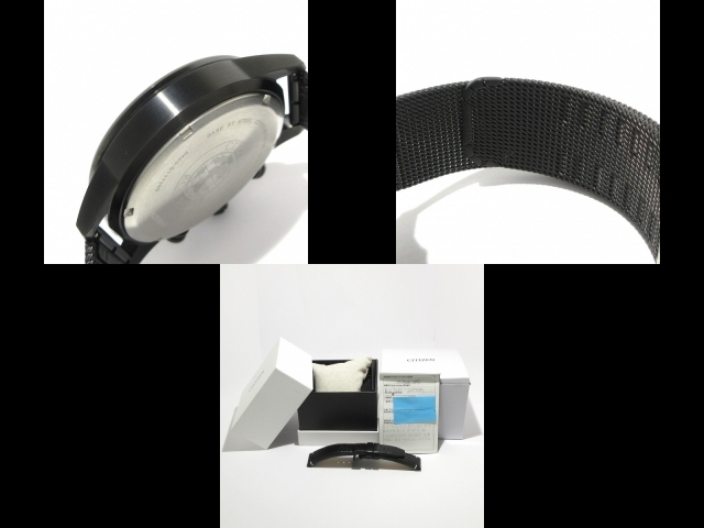 CITIZEN(シチズン) 腕時計■美品 - B620-S117399 メンズ クロノグラフ/エコドライブ/社外ベルト 黒_画像10