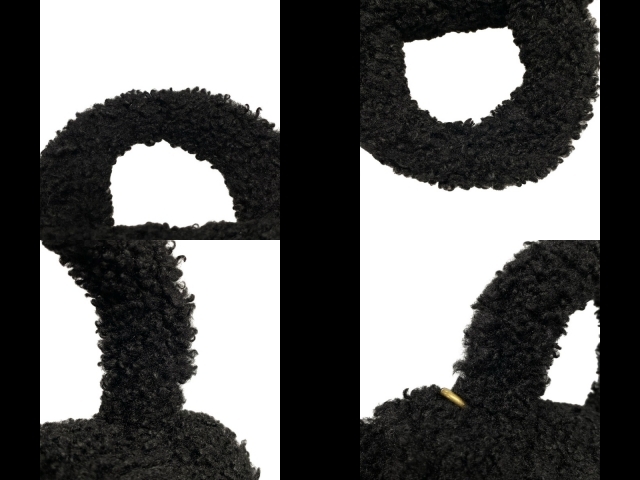 Balenciaga BALENCIAGA ручная сумочка 676384 Hour стакан шерсть чёрный прекрасный товар сумка