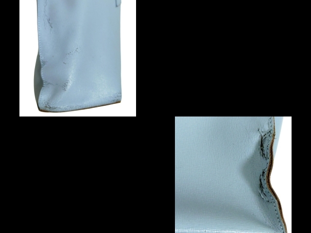  Furla FURLA большая сумка - кожа голубой серый сумка 