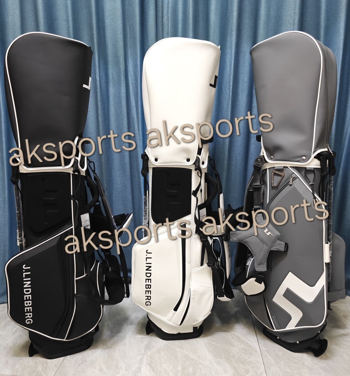 新入荷★ジェイ・リンドバー J. LINDEBERG　キャディバッグ　ゴルフバッグ　ブラック_画像4