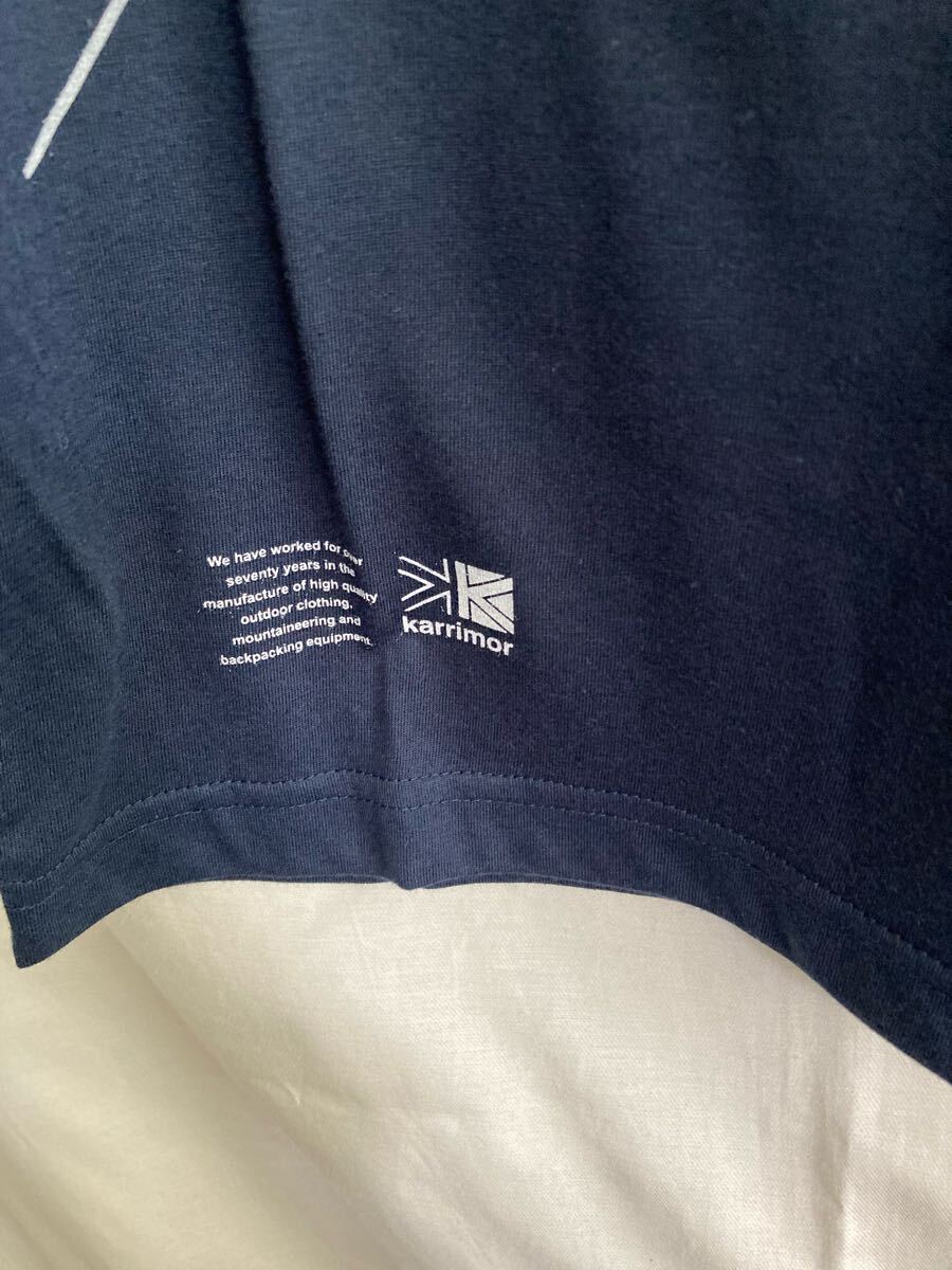 S224 karrimor カリマー 半袖Tシャツ ネイビー  S_画像3