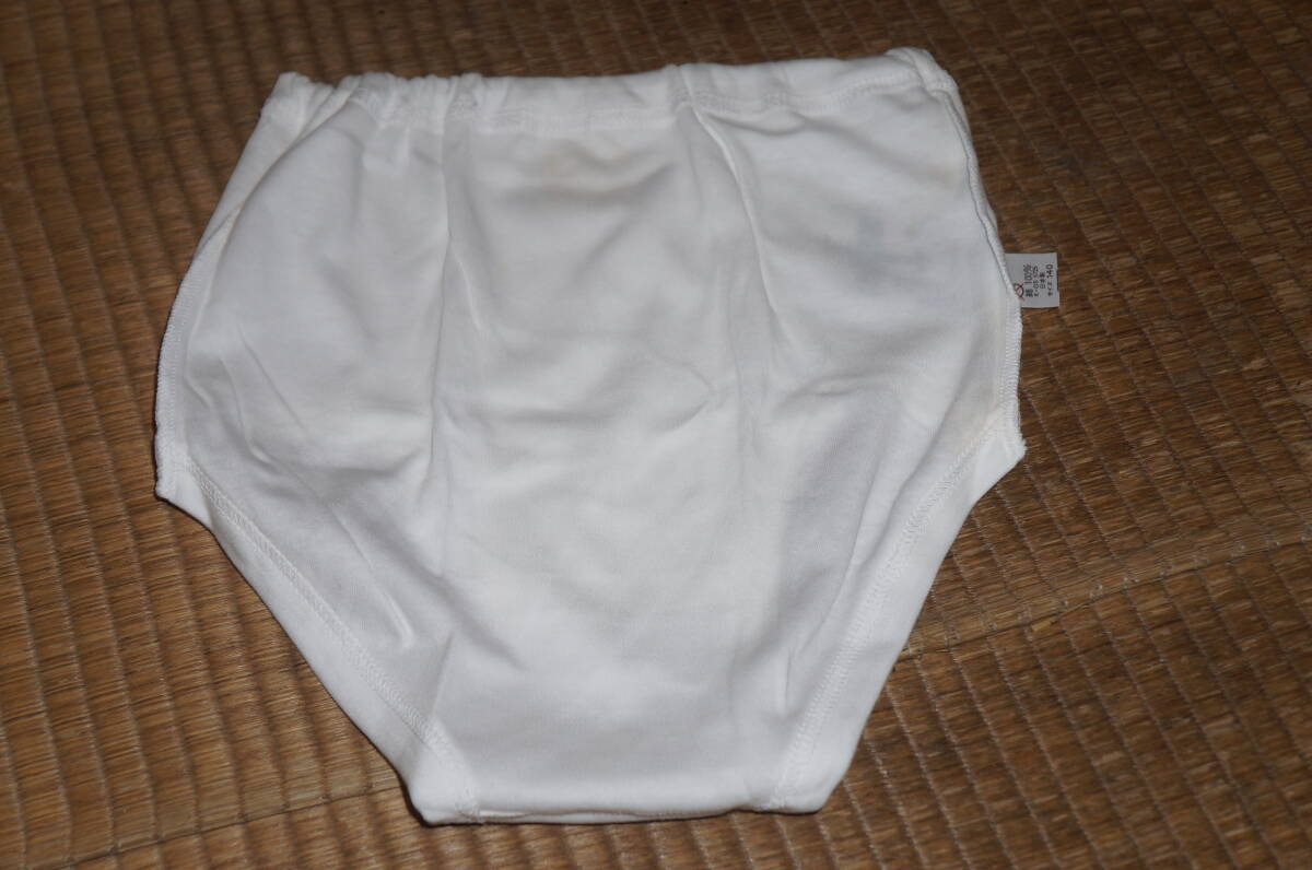【送料140円～】140サイズ　ワンポイントの白ブリーフ_画像7