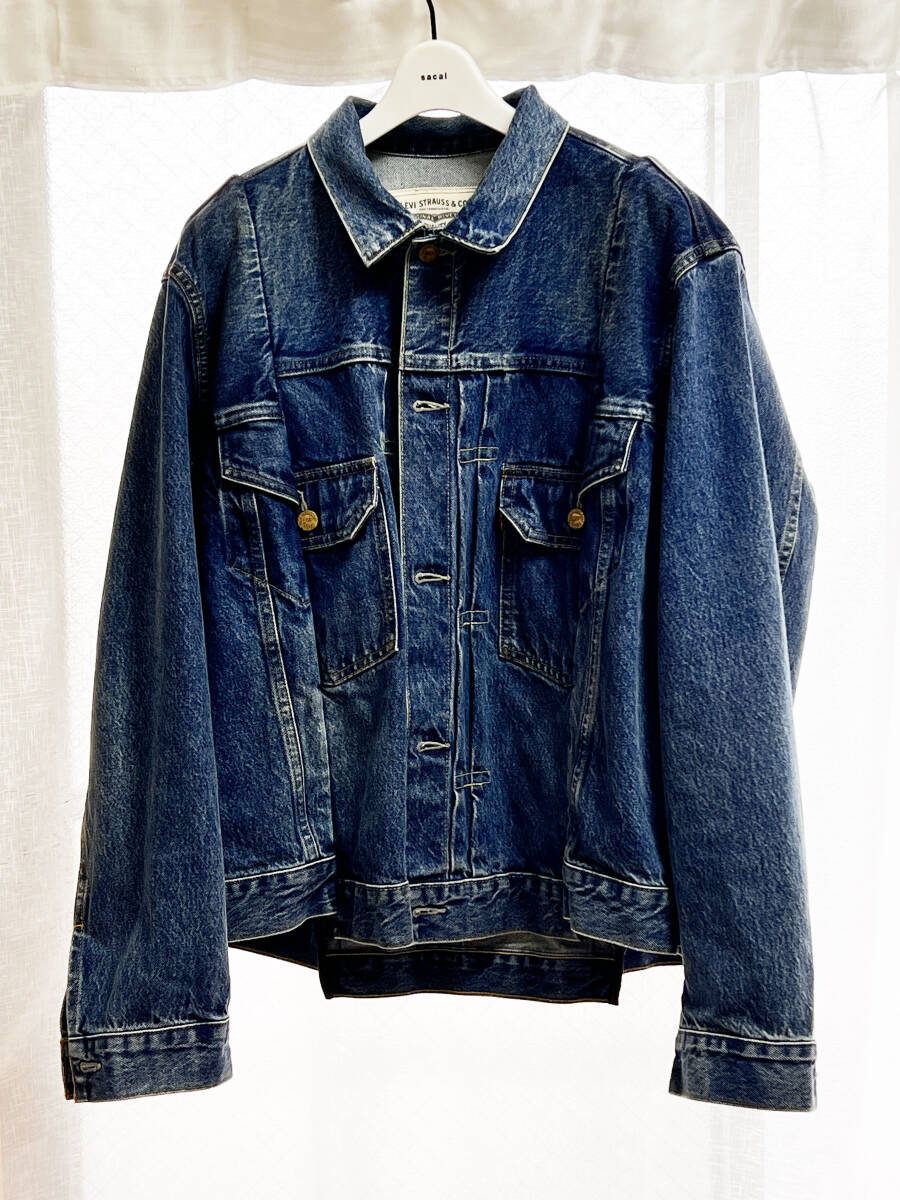 sacai Levis コラボ　デニムジャケット　サイズ3_画像3