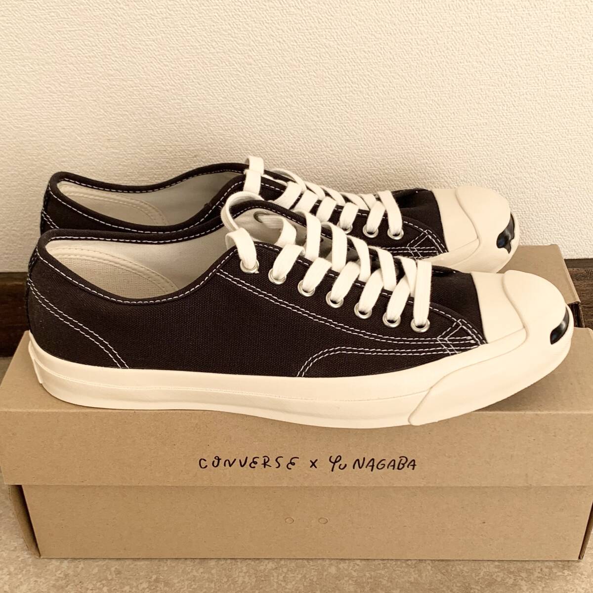 【試着のみ 未使用品】コンバース ジャックパーセル 長場雄 27センチ CONVERSE JACK PURCELL YU NAGABA_画像4