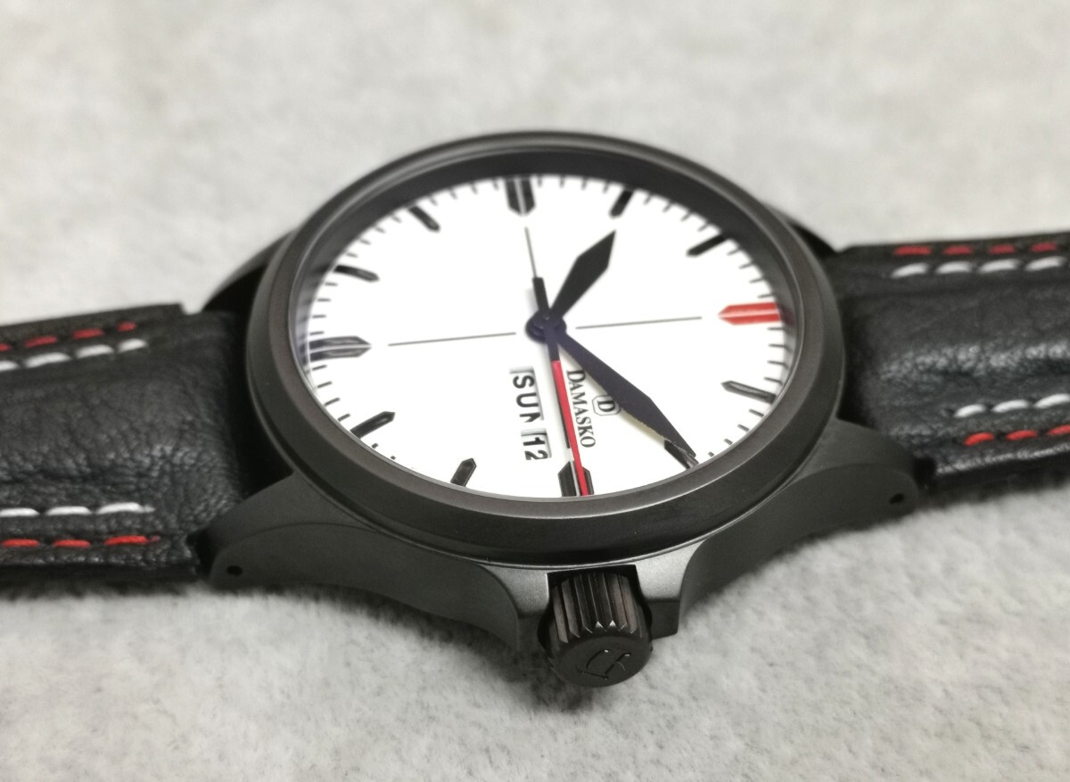 未使用 DAMASKO ダマスコ DA35D L ドイツ製 メンズ 自動巻き 時計_画像6
