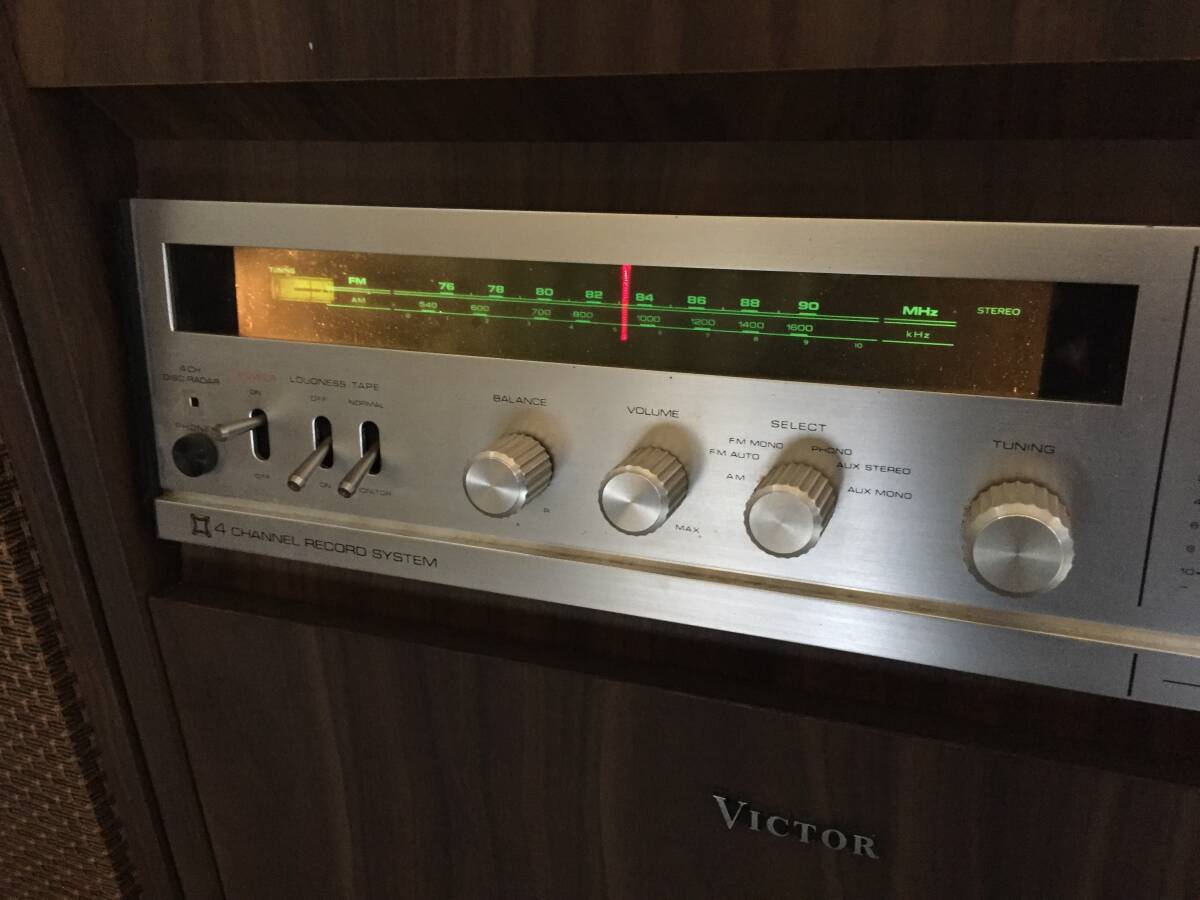 [ мебель style стерео ]F6 звук оборудование утиль Victor аудио запись радио динамик retro прямой самовывоз ограниченный товар * старый час дом *