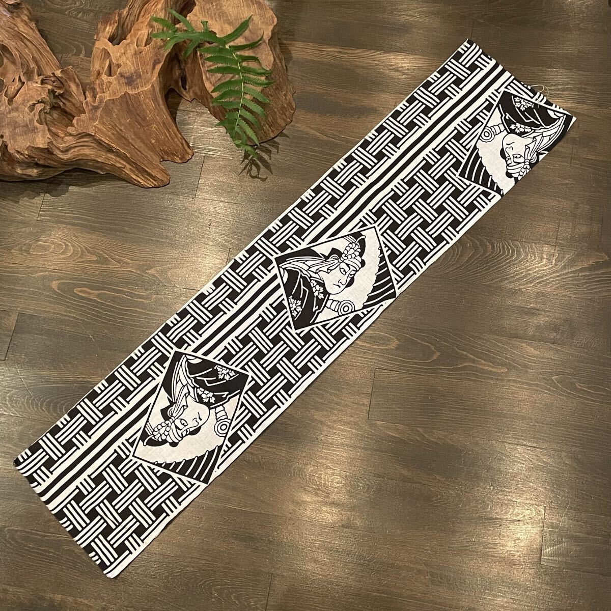 三目編み ハギレ☆和裁 三崩し 助六 白波 端切 布 傾奇者 粋 レトロ 裁縫 手芸 祭 風流 風情 侘び寂び 材料 伝統 ハンドメイド 和樂 数奇_画像1