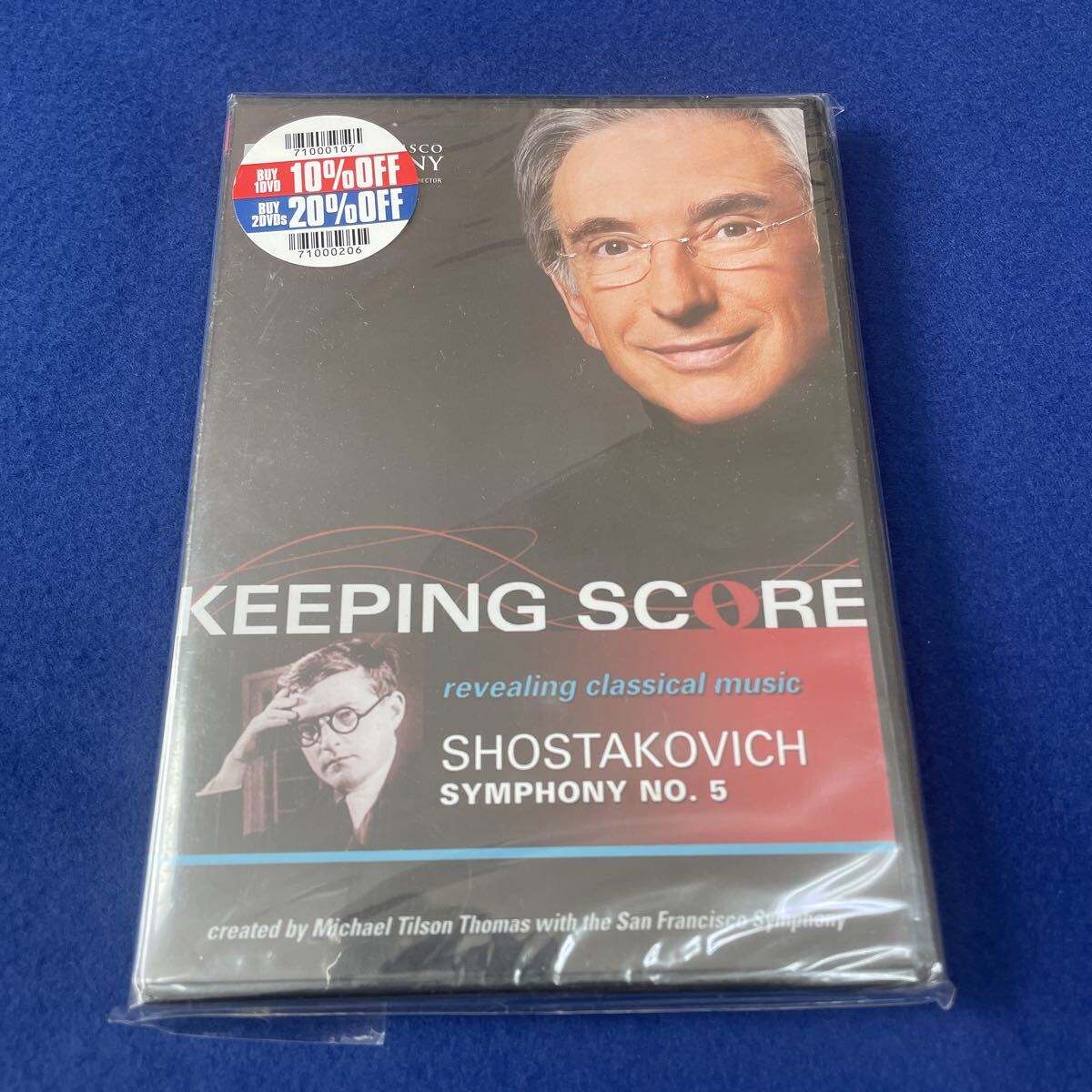 KEEPING SCORE: SHOSTAKOVICH SYMPHONY NO. 5◇マイケル・ティルソン・トーマス◇ショスタコーヴィチの交響曲第5番◇DVD◇未開封_画像1