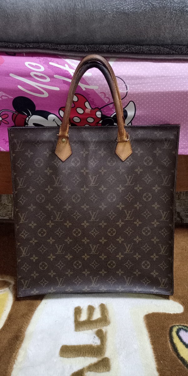 LOUIS VUITTON サックプラ バッグ ルイヴィトン モノグラム トートバッグ_画像1