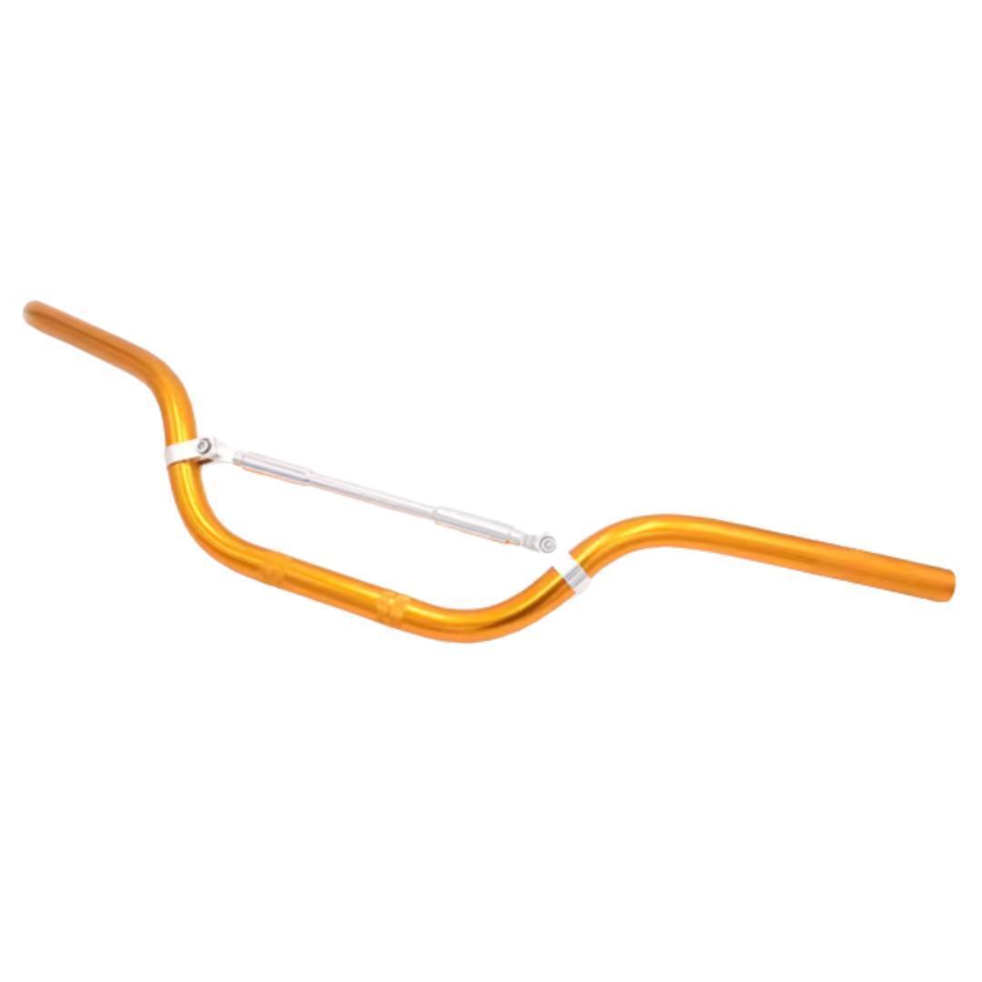 22.2mm アルミ ハンドルバー ゴールド ZRX400 ゼファー バリオス エストレヤ 250TR Dトラッカー 汎用 管理J6の画像1