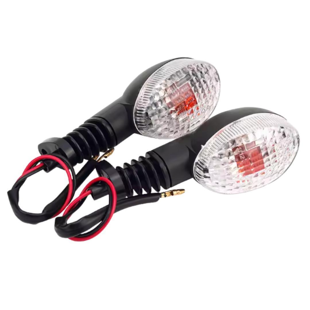 KLX250S KLX250SF LED ウインカー 2個 クリアレンズ カワサキ Ninja250R バルカンS 650 交換 補修 カスタム 管理P3_画像1