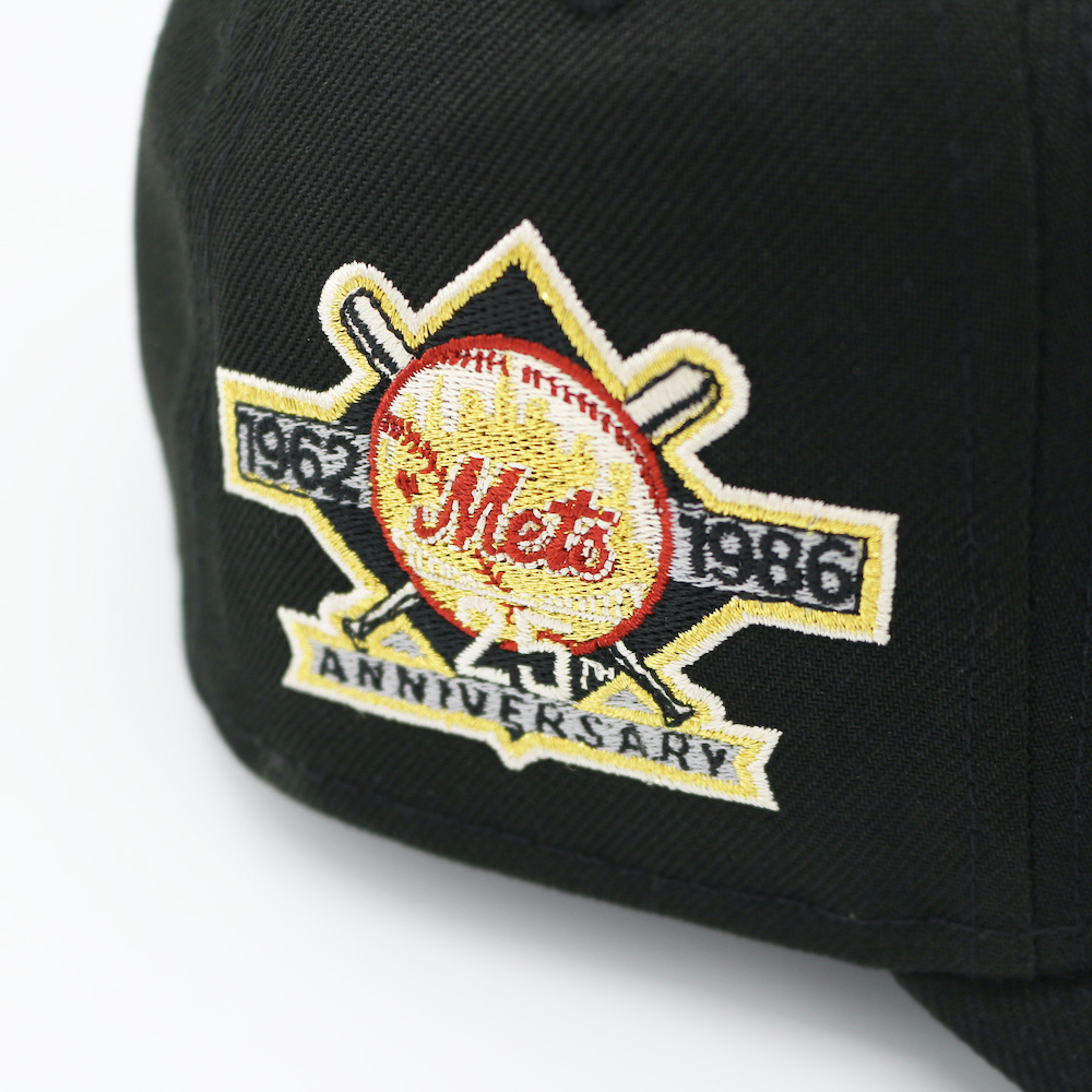 日本未発売 ニューエラ NEW ERA ニューヨーク・メッツ ミスター・メッツ 25周年 サイドパッチ A-FRAME 9FORTY キャップ [BLACK]_画像6