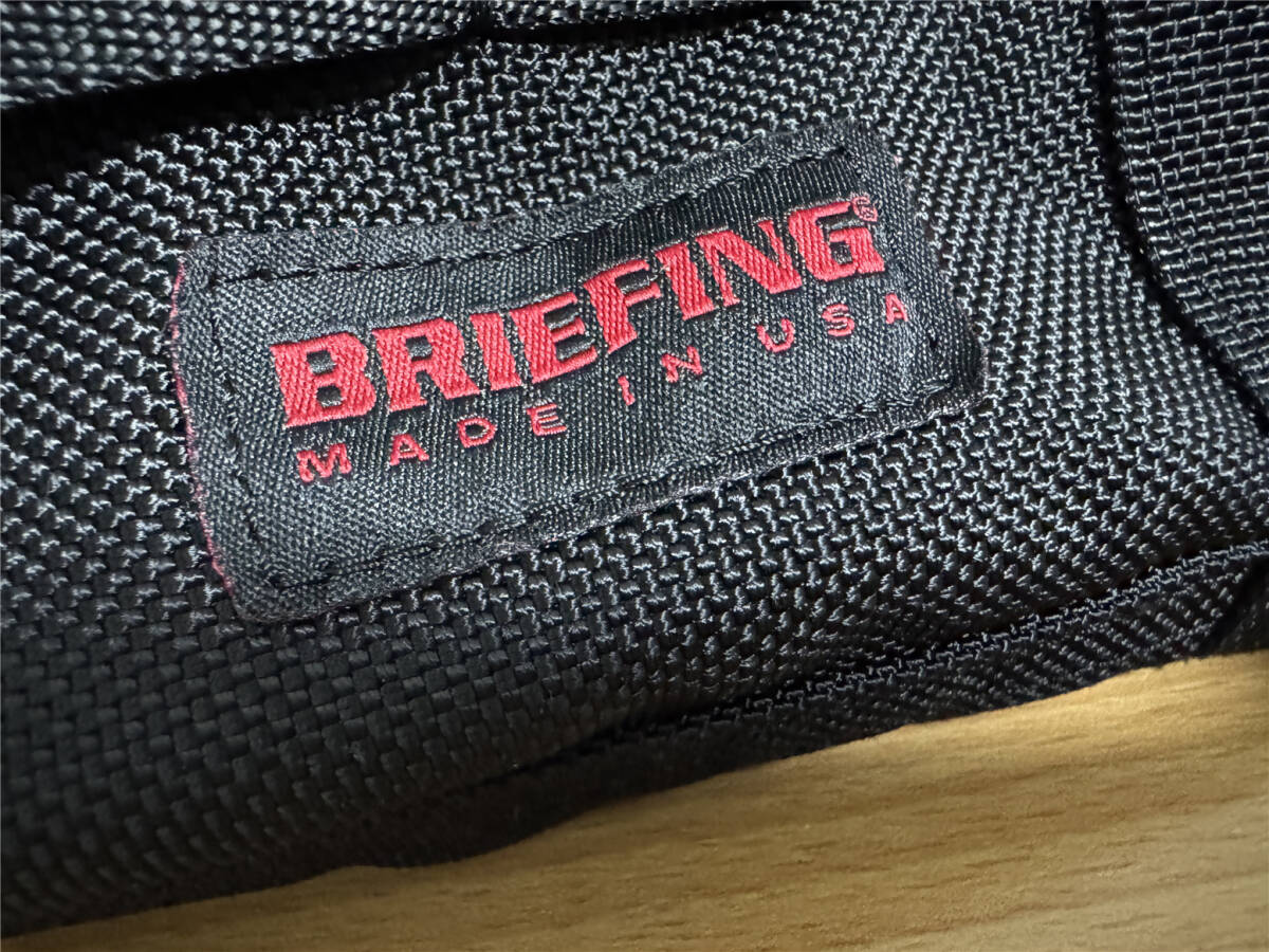 完売品●極美品●定価42900円●BRIEFING SQ TOTE BRF078219 トートバッグ バリステッィクナイロン アメリカ製 ブラック 黒_画像7