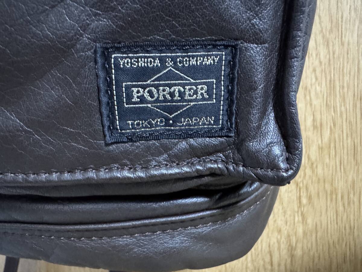 限定販売●激レア●新品同様●ポーター PORTER 吉田カバン タンカー レザー TANKER LEATHER KURA CHIKA ORIGINAL リュックサック_画像5